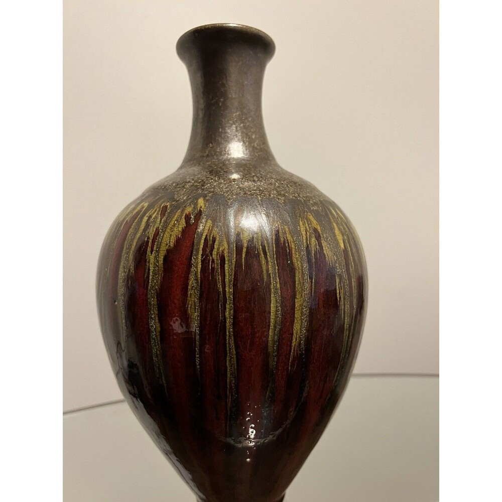 Vintage Rare Drip Glazed Vase